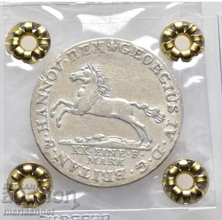 1/3 Τάλερ 1820 Braunschweig-Lüneburg 16 Gute Groschen Γερμανία - 7