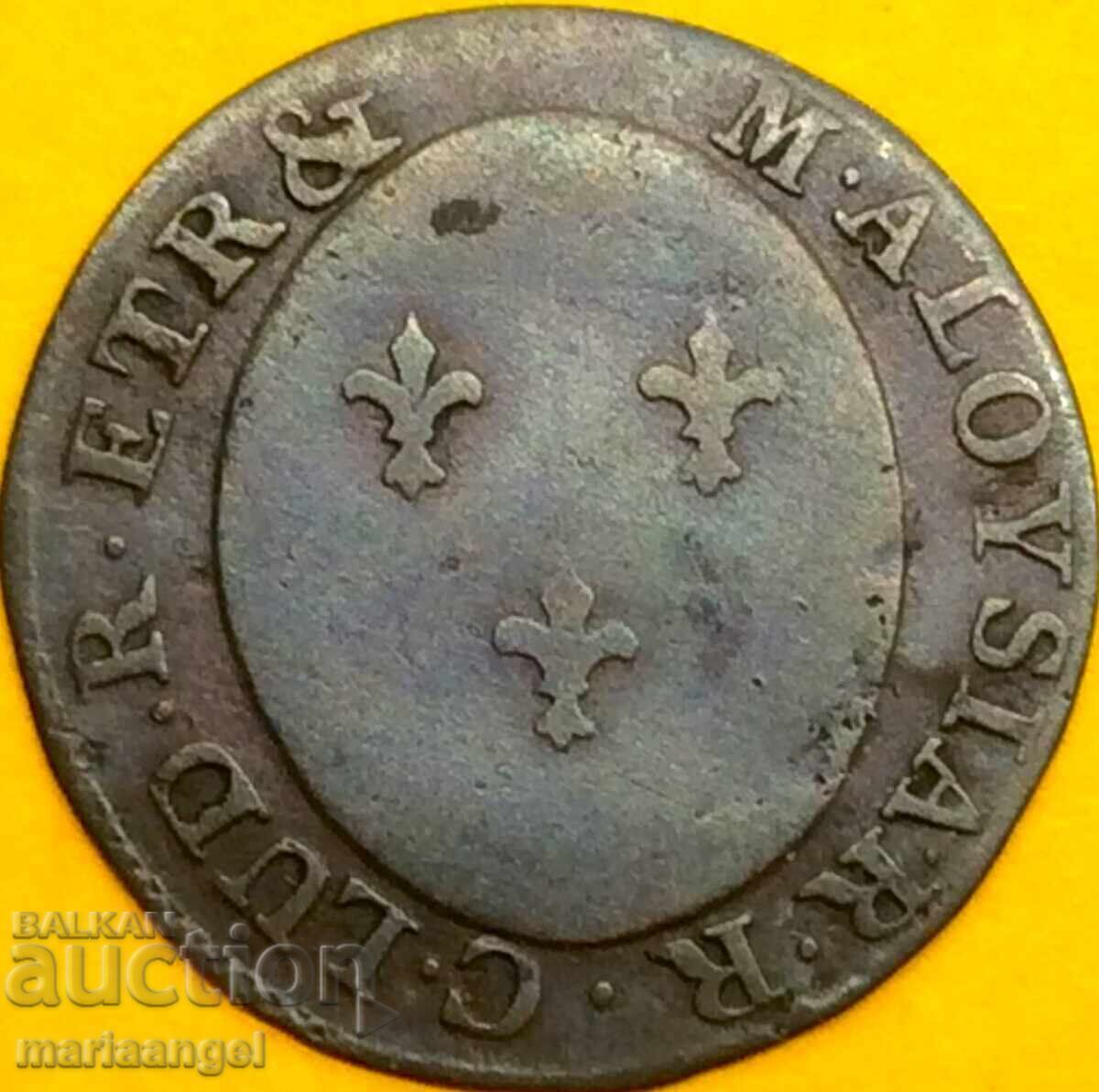 Florence mezzo soldo 1805 Italy under France - exc rare - 7