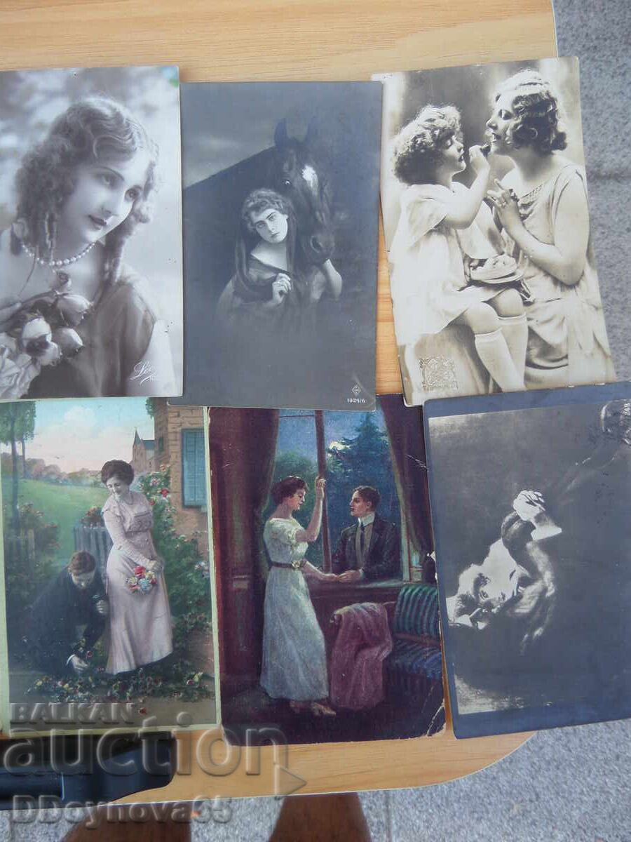 14 buc. cărți poștale cu "madame" începutul secolului XX - 5