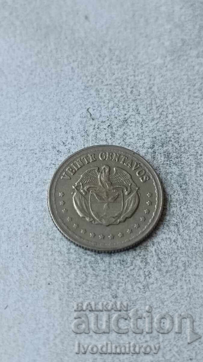 Columbia 20 centavos 1959