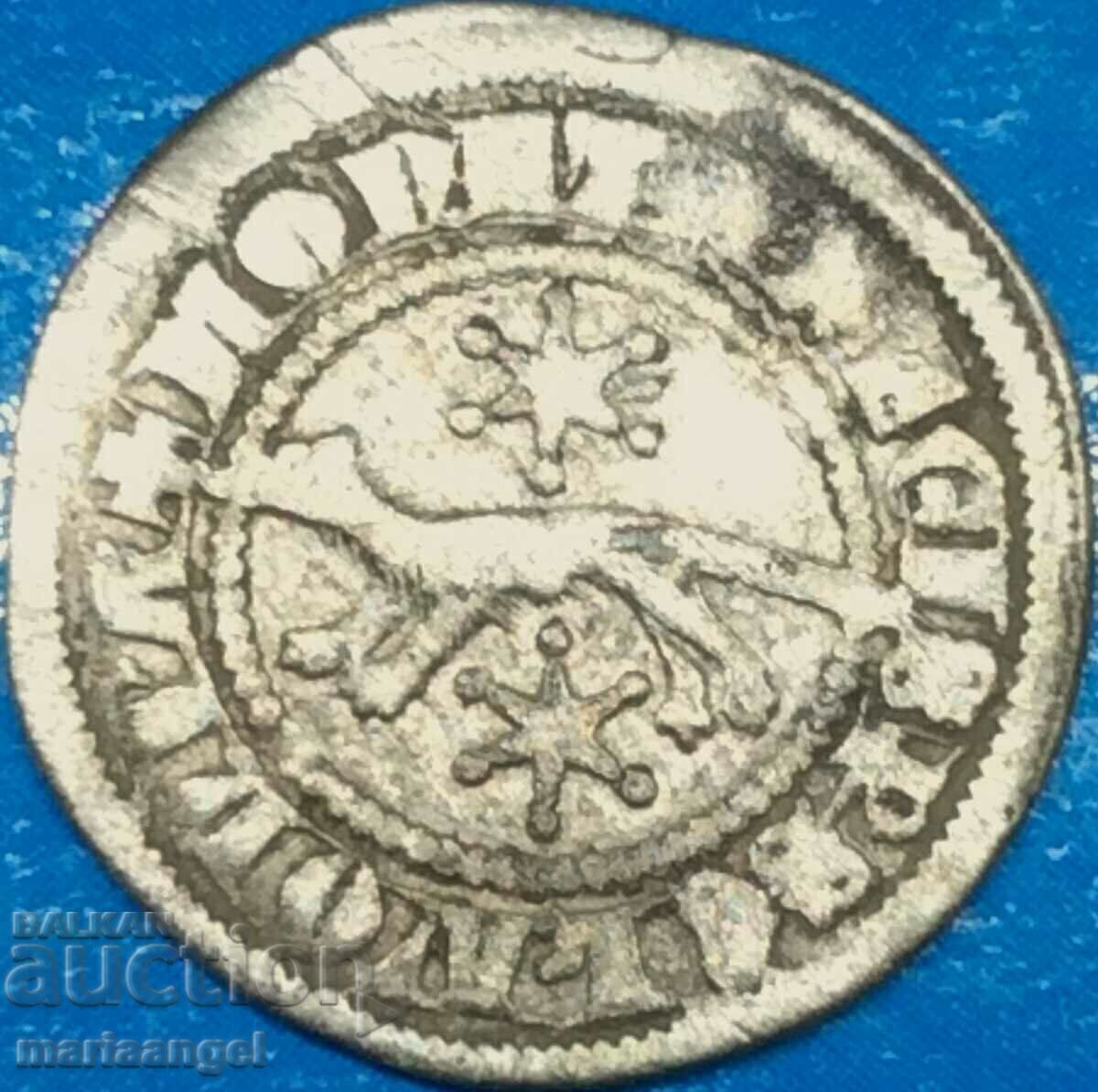 Auction  Hungary - Slovenia 1 denar Bela IV silver