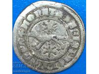 Hungary - Slovenia 1 denar Bela IV silver