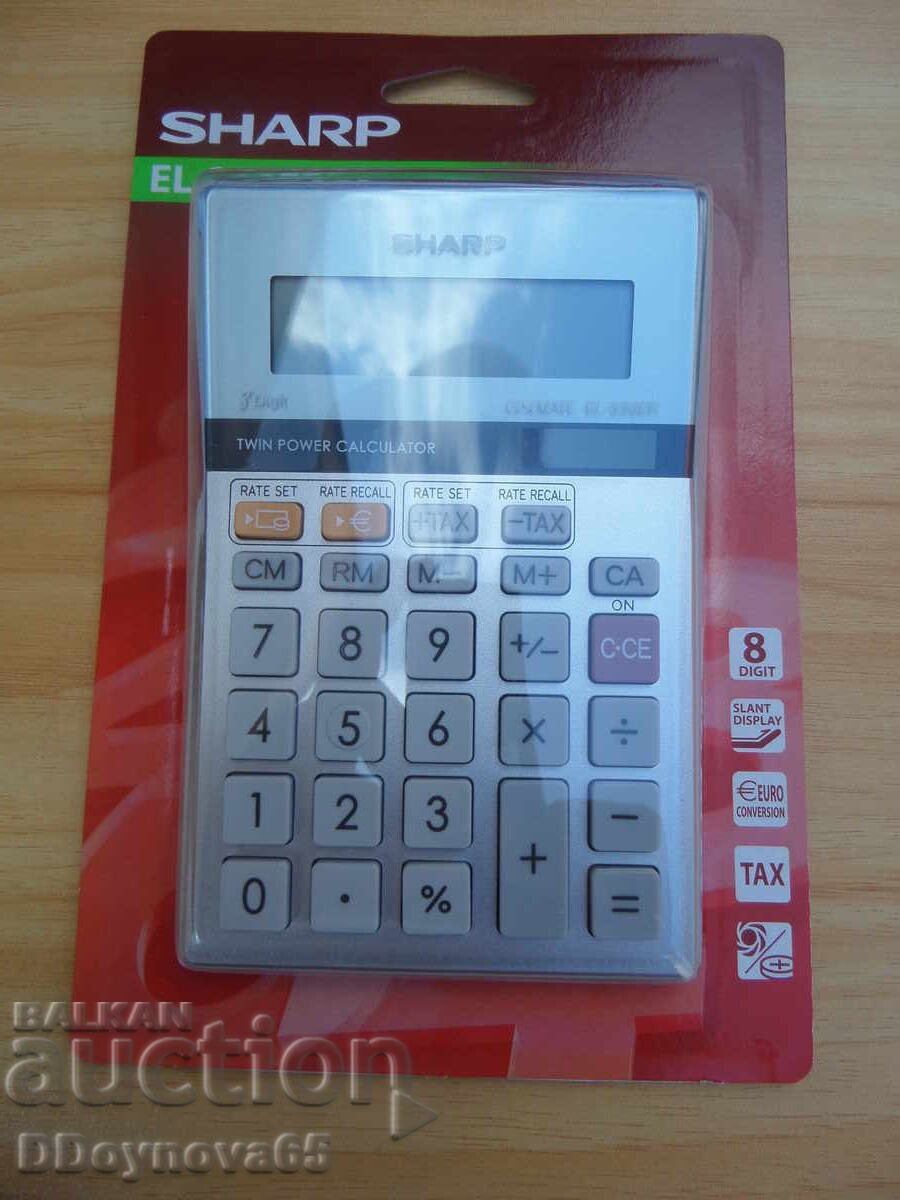 Αριθμομηχανή SHARP, λειτουργία λέβα-ευρώ Αριθμομηχανή SHARP, λειτουργία λέβα-ευρώ