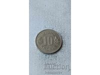 Iceland 10 kroner 1974