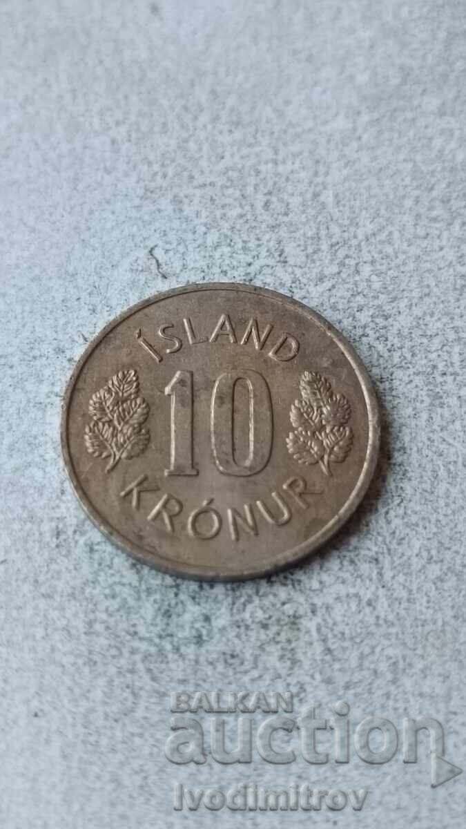 Iceland 10 kronor 1976