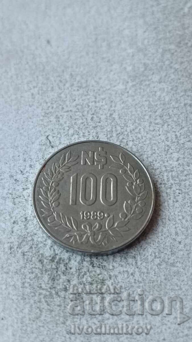 Uruguay 100 New Pesos 1989 Uruguay 100 New Pesos 1989