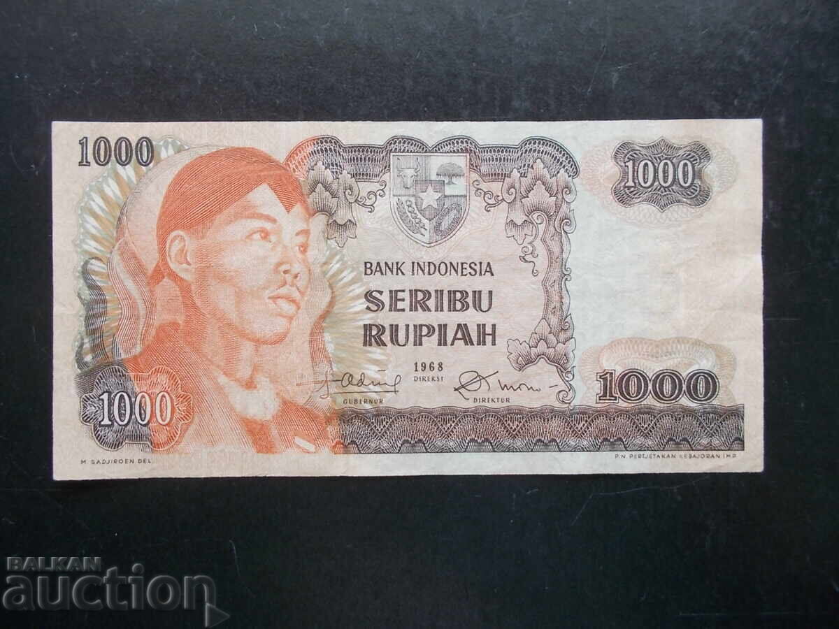 ИНДОНЕЗИЯ , 1000 рупии , 1968 ИНДОНЕЗИЯ , 1000 рупии , 1968