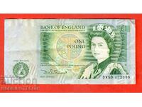 ENGLAND GREAT BRITAIN 1 Pound emission issue 197 signature 1 - 2