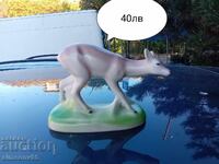 Old porcelain figure of a deer