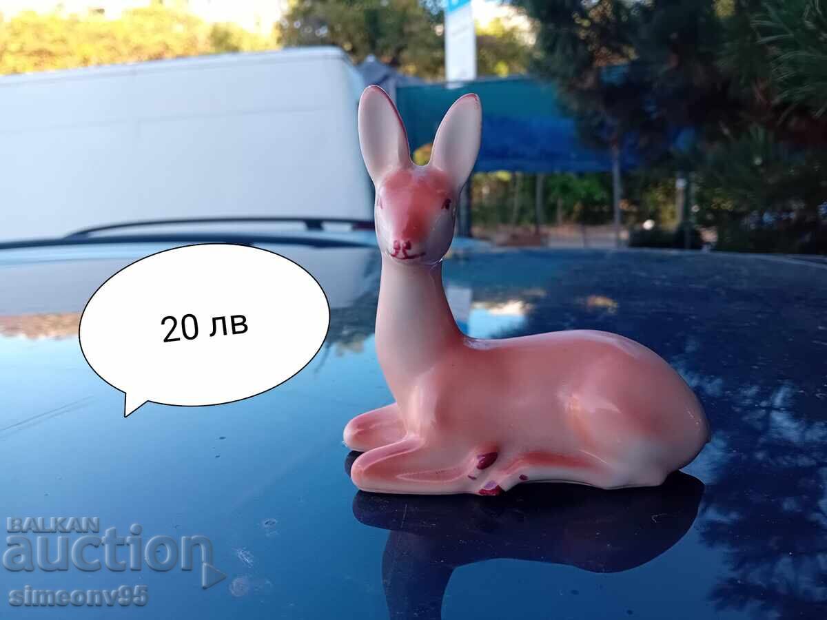 Old porcelain figure of a deer Old porcelain figure of a deer