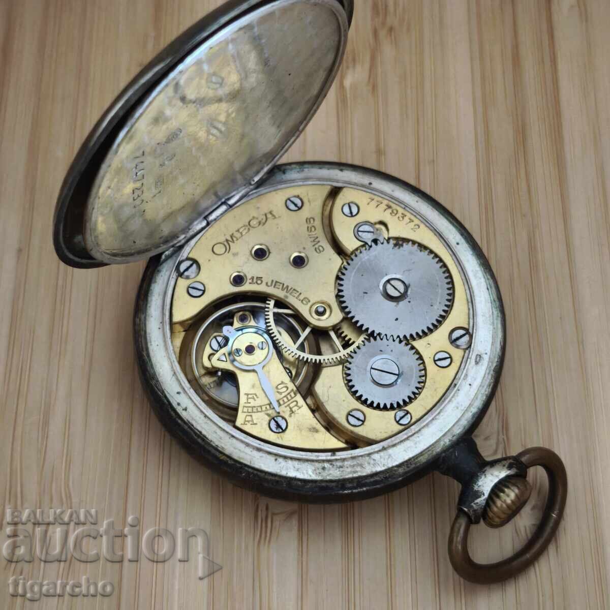 Licitație Ceas de buzunar OMEGA cu Stema Țarului Licitație Ceas de buzunar OMEGA cu Stema Țarului