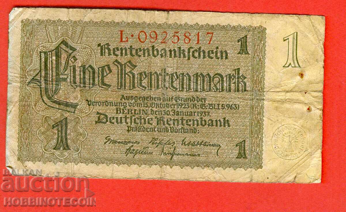 GERMANY 1 Mark issue 1923