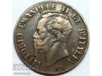 1 λεπτό 1867 Ιταλία Μιλάνο Βίκτωρ Εμμανουήλ Β' σπάνιο