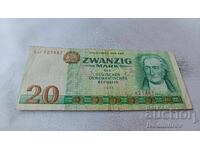 Republica Democrată Germană 20 mărci 1975