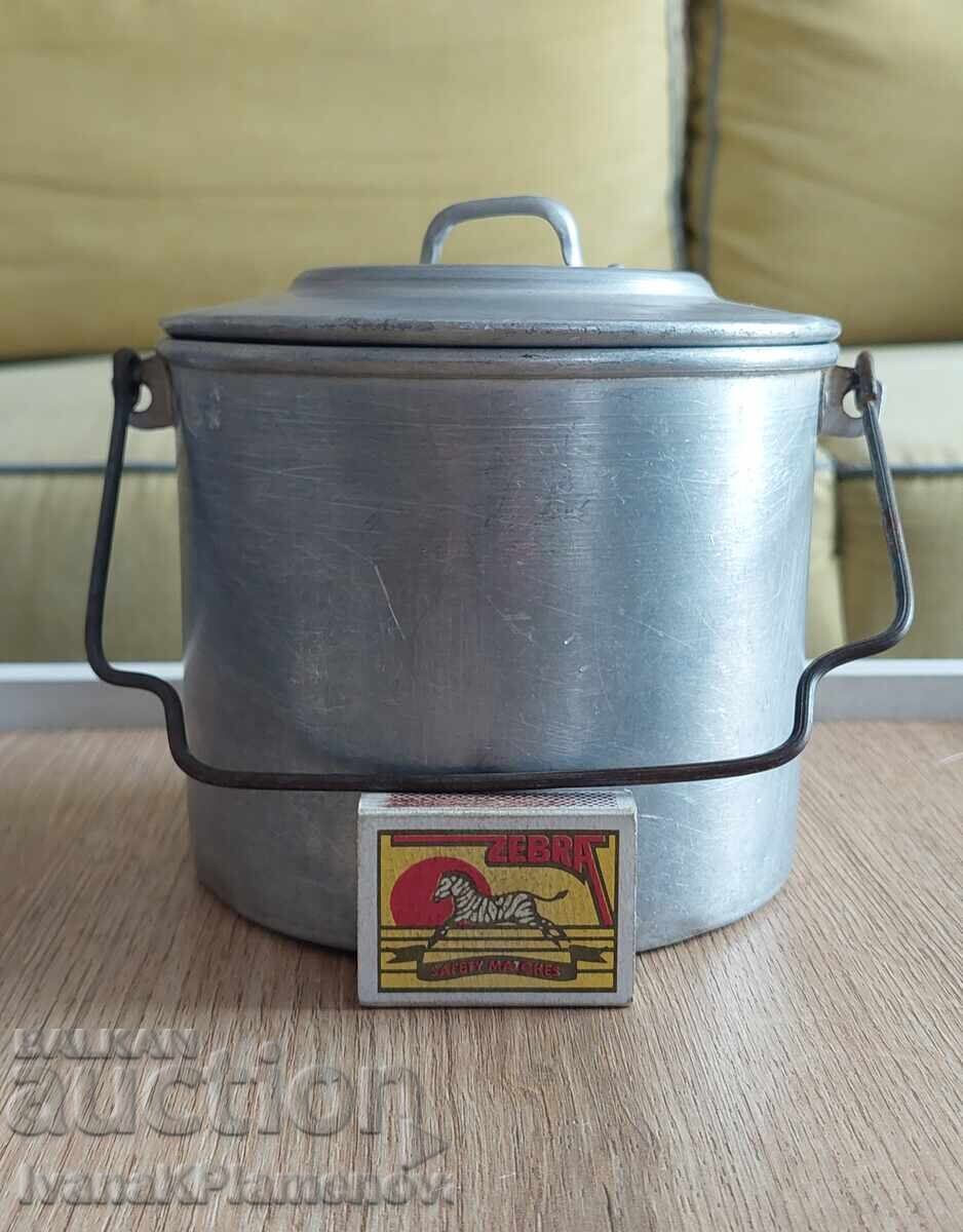 Aluminum pot from the socialist era for connoisseurs - 5