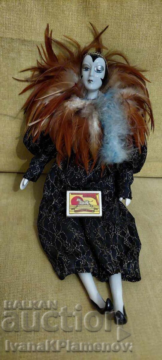 Delivery of Porcelain doll for collectors, excellent