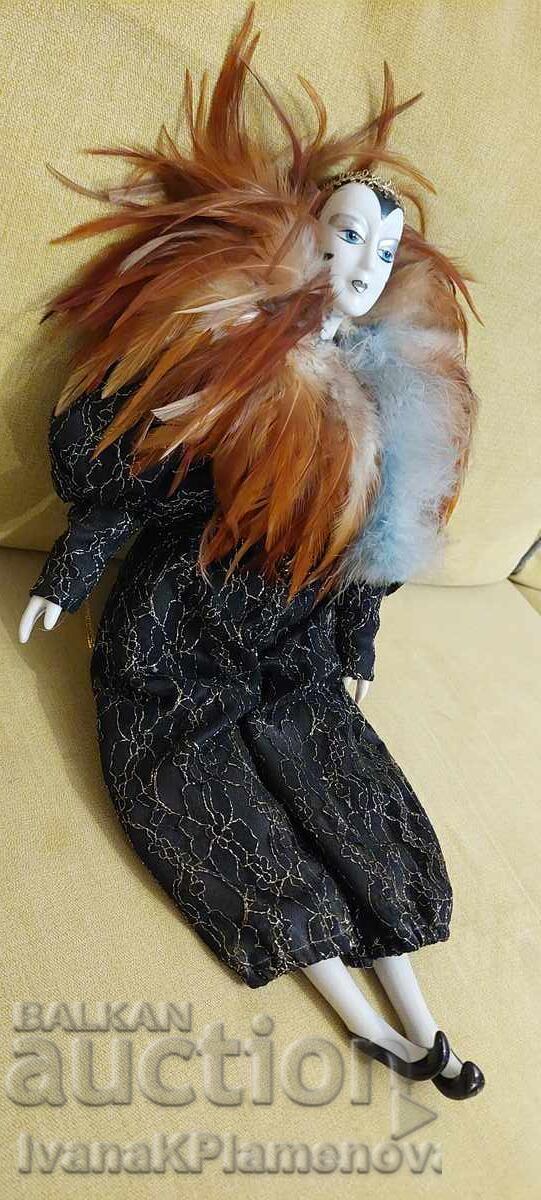 Porcelain doll for collectors, excellent - 7