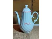 Bulgarian porcelain pitcher Golden Sands from the socialist era for collectors