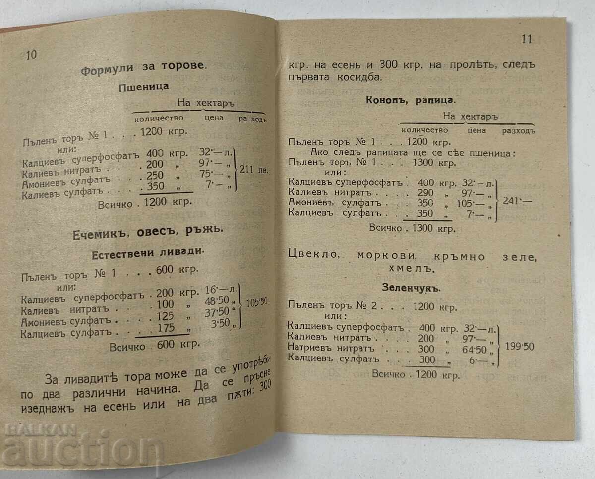 1928 HOW TO USE ARTIFICIAL FERTILIZERS KINGDOM OF BULGARIA - 5