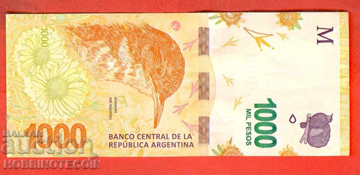 ARGENTINA ARGENTINA 1000 Peso issue issue 2022 letter NA with price 6.99 BGN | € 3.57