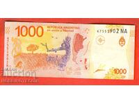 АРЖЕНТИНА ARGENTINA 1000 Песо емисия issue 2022 буква NA