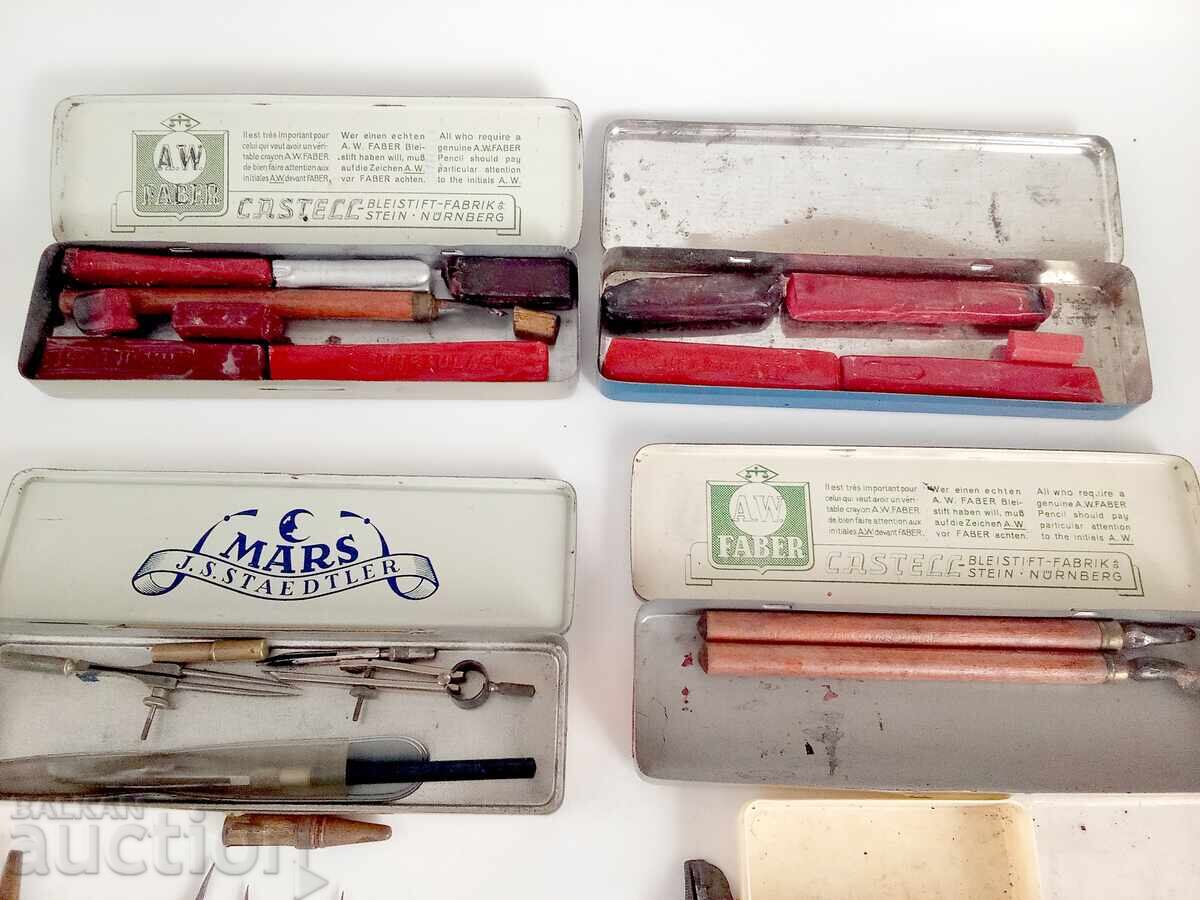 Lot of writing waxes and other items - 6