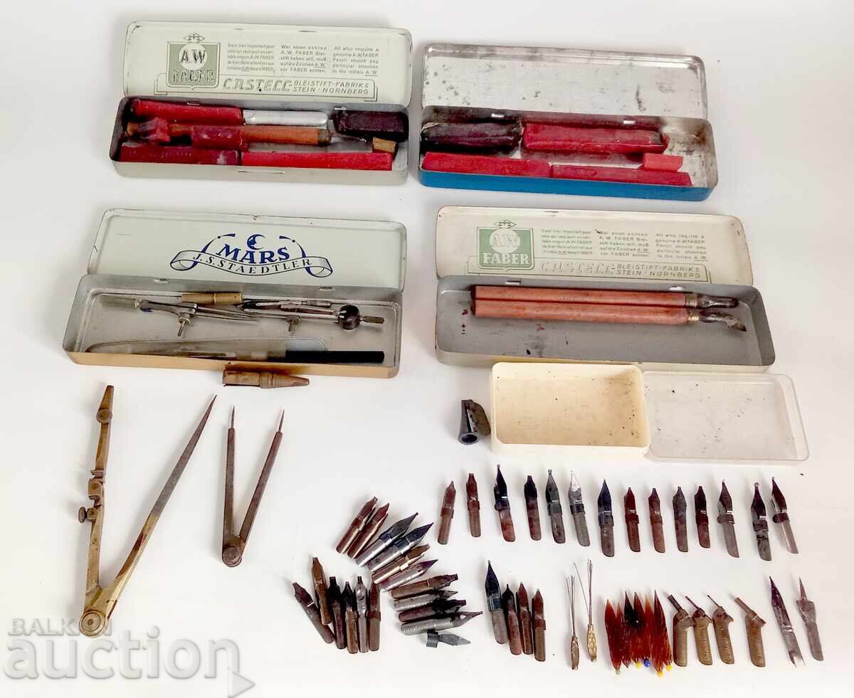 Lot of writing waxes and other items - 7