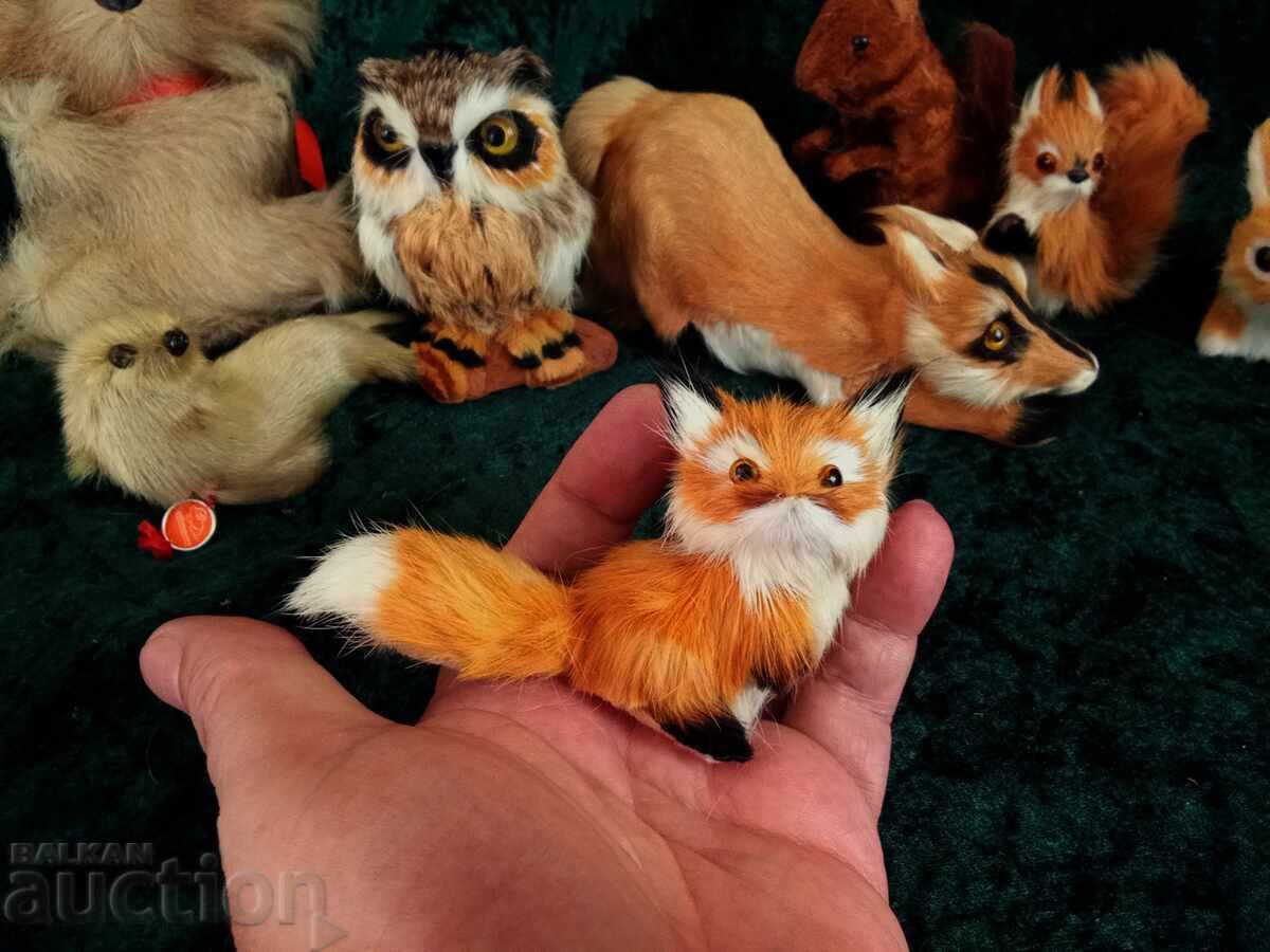 Плюшени играчки - Занаяти с кожа,лисица,тюлен,бухал,катерица - 6