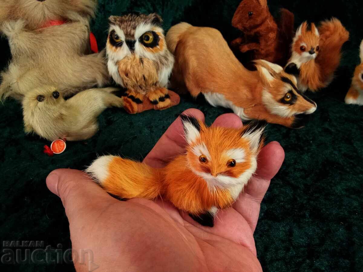 Плюшени играчки - Занаяти с кожа,лисица,тюлен,бухал,катерица - 7