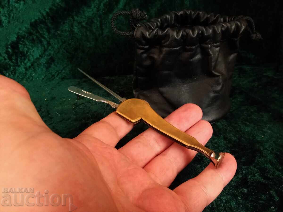 Auction Pipe accessories - leather pouch and more Auction Pipe accessories - leather pouch and more