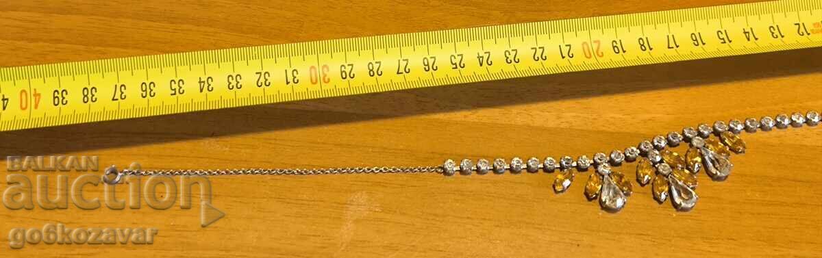 Colier vintage cu cristale din anii '60 - 7 Colier vintage cu cristale din anii '60 - 7