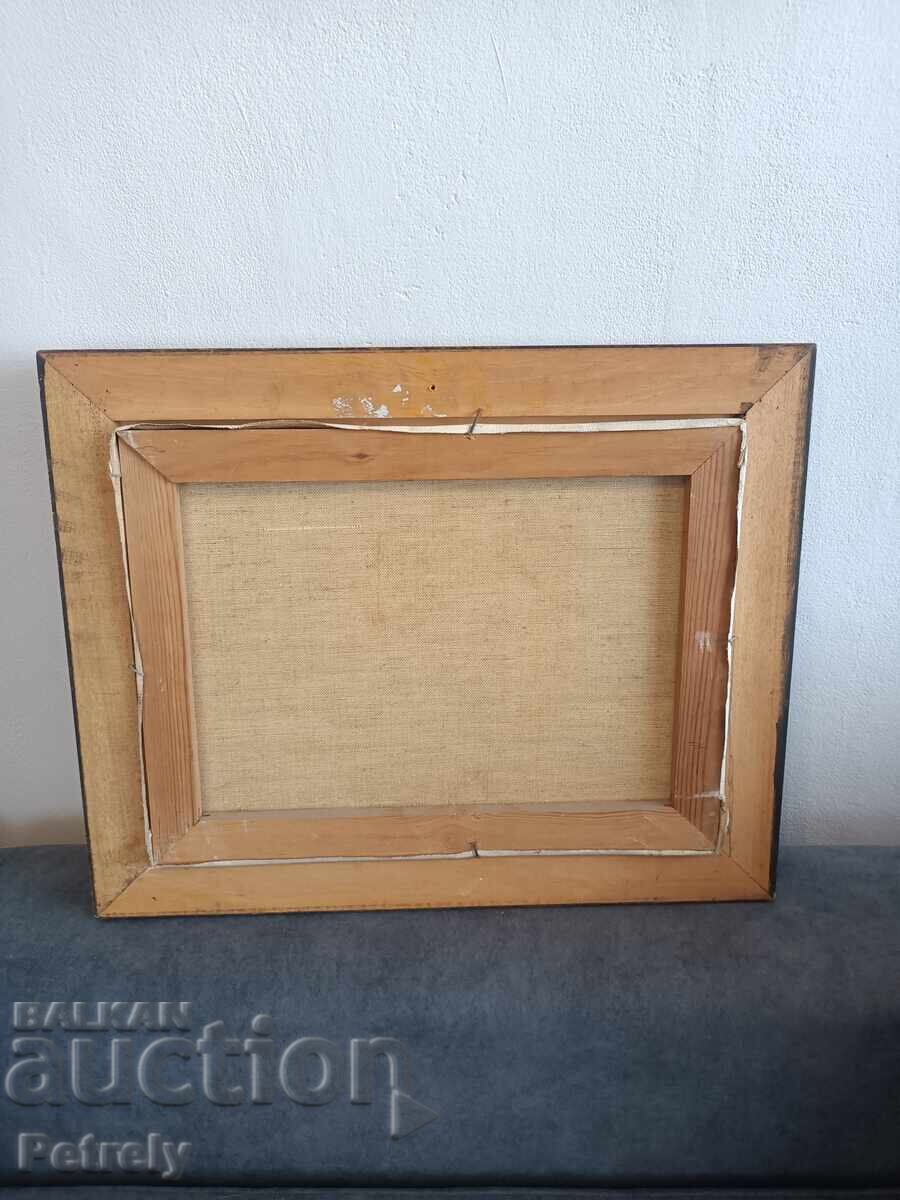 Pictură veche în ulei - 5