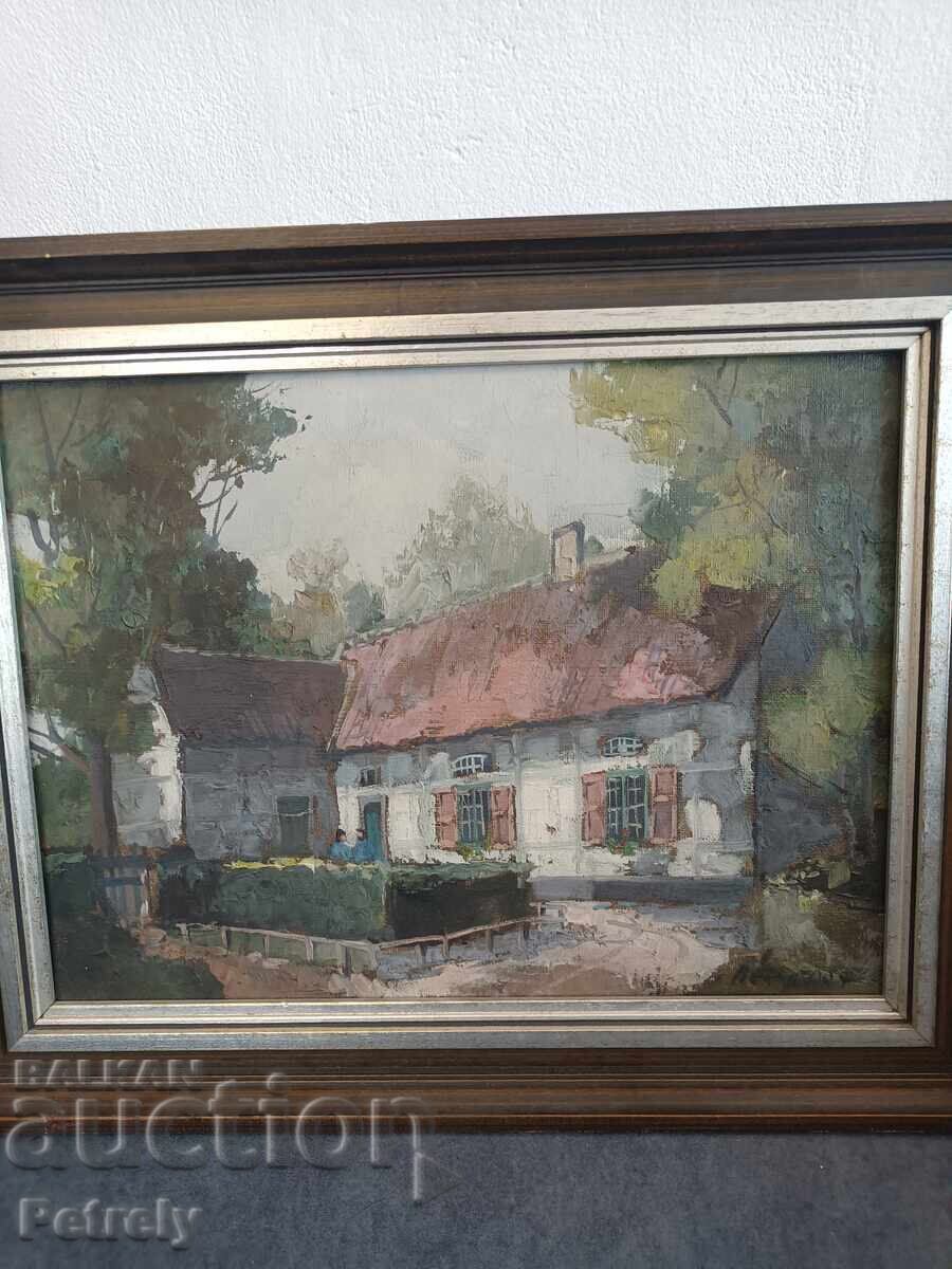 Auction Old oil painting Auction Old oil painting