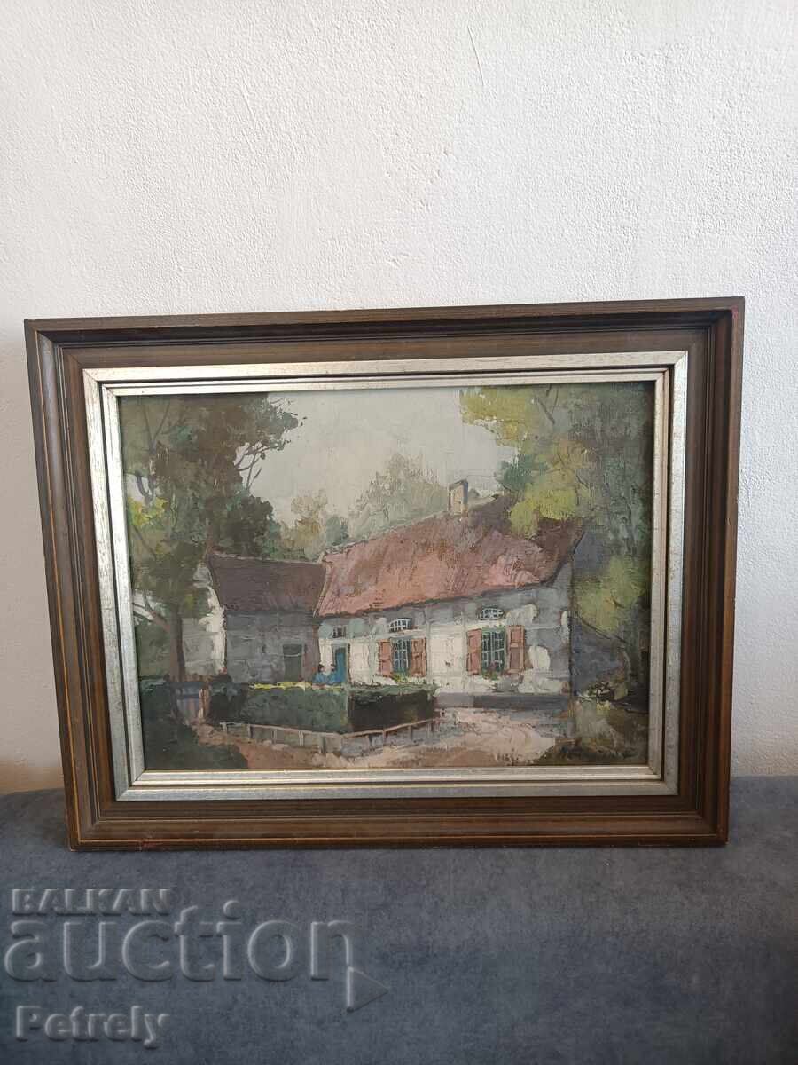 Old oil painting Old oil painting