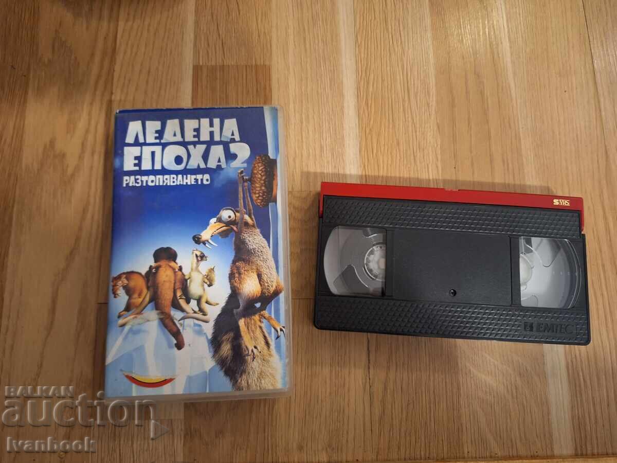 VHS Video Cassette - Animation Ice Age 2