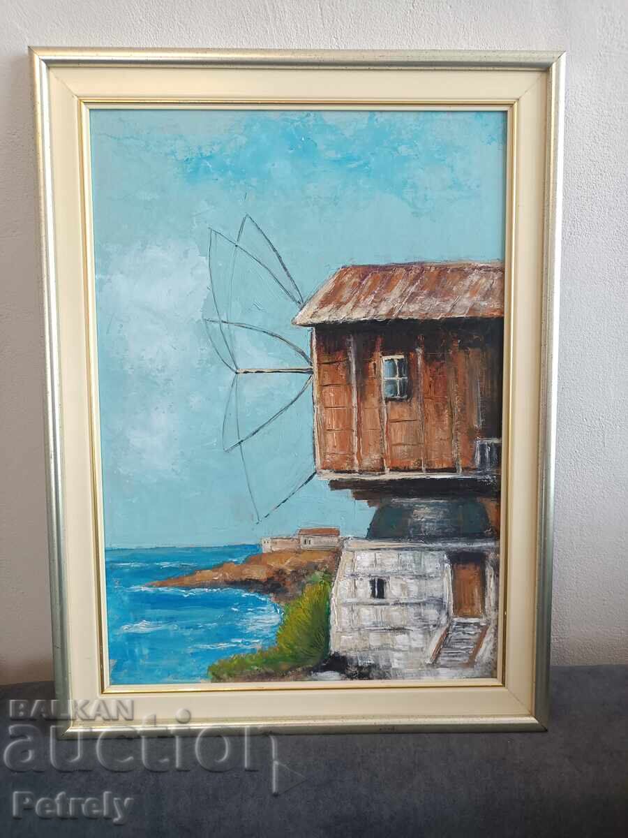 Large oil painting with price 150.00 BGN | € 76.69 Large oil painting with price 150.00 BGN | € 76.69