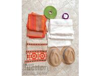 Lot of Blankets, Hats and Satin Ribbons