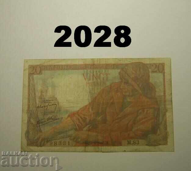 France 20 francs 1943