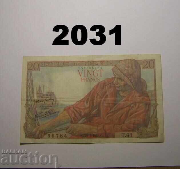 France 20 francs 1943