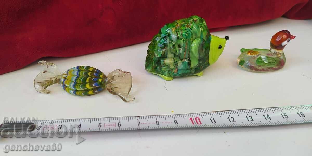 Delivery of Murano hedgehog and other figurines