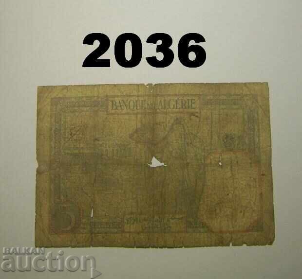Tunisia Algeria 5 franci 1939 cu preț 3.00 BGN | € 1.53 Tunisia Algeria 5 franci 1939 cu preț 3.00 BGN | € 1.53