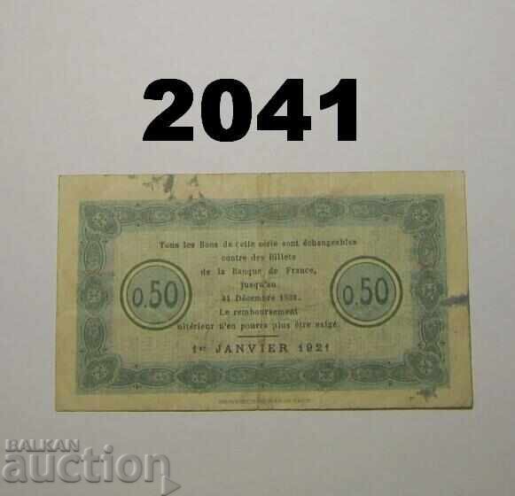 France Nancy 50 centimes 1921 with price 6.00 BGN | € 3.07 France Nancy 50 centimes 1921 with price 6.00 BGN | € 3.07