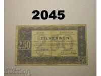 Холандия Zilverbon 2.50 gulden 1938