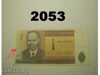 Estonia 1 coroană 1992