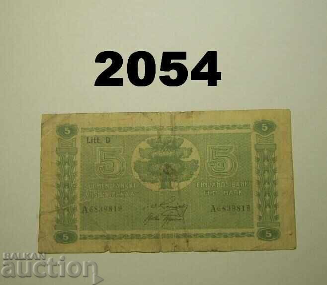 Finland 5 Marks 1939
