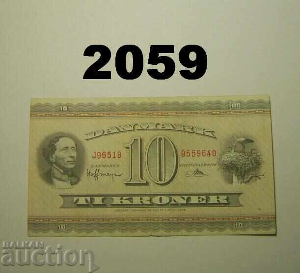 Danemarca 10 coroane 1965