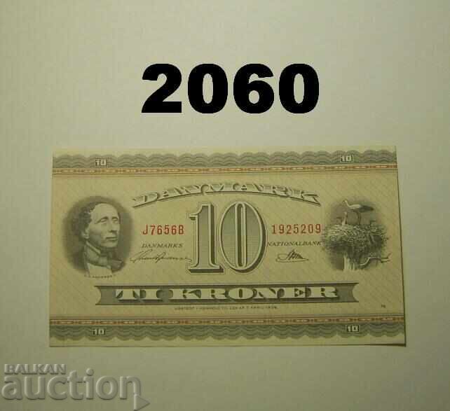 Danemarca 10 coroane 1965