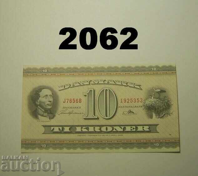 Дания 10 крони 1965