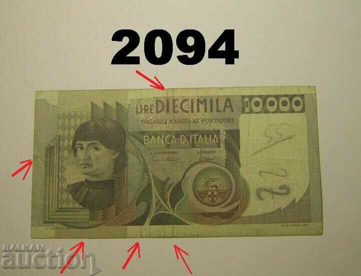 Italia 10.000 lire 1980 Italia 10.000 lire 1980