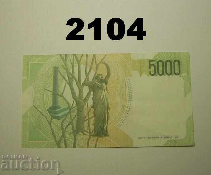 Ιταλία 5.000 λιρες 1985 (1996) με τιμή 5.00 BGN | € 2.56 Ιταλία 5.000 λιρες 1985 (1996) με τιμή 5.00 BGN | € 2.56